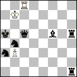 Rb7 Pb3 Tc8 + Ra5 Dc5 Th5 Th1 Ff5 Ca3 Cb4