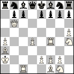 Ra2 Pa4 Pd4 Pe2 Pf2 Pg2 Ph5 Db6 Tc1 Tf4 Fa3 Ff1 Cg1 Ch4 + Re8 Pb7 Pc7 Pe7 Pf7 Pg7 Ph7 Dd8 Ta8 Th8 Fc8 Ff8 Cb8 Cg8