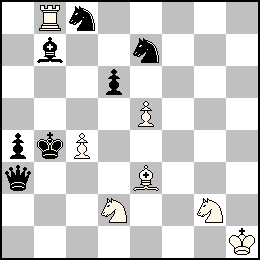 Rh1 Pc4 Pe5 Tb8 Fe3 Cd2 Cg2 + Rb4 Pa4 Pd6 Da3 Fb7 Cc8 Ce7