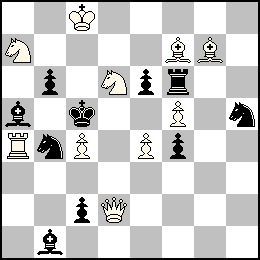 Rc8 Pc4 Pe4 Pf5 Dd2 Ta4 Ff7 Fg7 Ca7 Cd6 + Rc5 Pb6 Pc2 Pe6 Pf4 Tf6 Fa5 Fb1 Cb4 Ch5