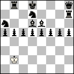 Rb2 + Rd8 Pa5 Pb5 Pc5 Pd5 Pe5 Pf5 Pg5 Ph5 Dh8 Tb8 Th7 Fd6 Fe6 Ca6 Cd7