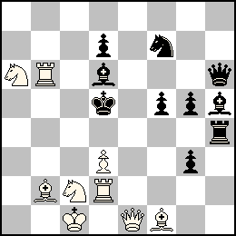 Rc1 Pd3 De1 Tb6 Td2 Fb2 Ff1 Ca6 Cc2 + Rd5 Pd7 Pf5 Pg5 Pg3 Dh6 Th4 Fd6 Fh5 Cf7