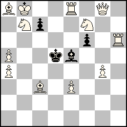 Rb8 Pa5 Pa4 Pe3 Pg4 Dg8 Te8 Th6 Fa8 Fc3 Cb7 Cf7 + Rd5 Pc7 Pf6 Fe5