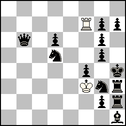 Rf3 Tf7 + Rh4 Pd6 Pf4 Pg7 Pg6 Pg5 Pg2 Ph7 Db6 Th3 Th2 Fh1 Cd5 Cg3