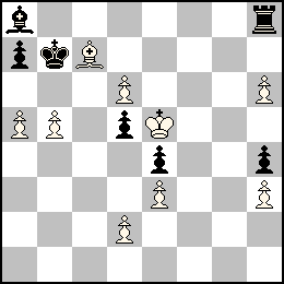 Re5 Pa5 Pb5 Pd6 Pd2 Pe3 Ph6 Ph3 Fc7 + Rb7 Pa7 Pd5 Pe4 Ph4 Th8 Fa8