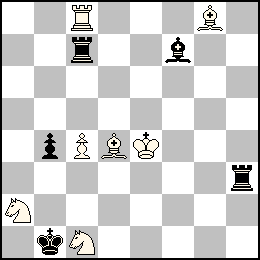 Re4 Pc4 Tc8 Fd4 Fg8 Ca2 Cc1 + Rb1 Pb4 Tc7 Th3 Ff7