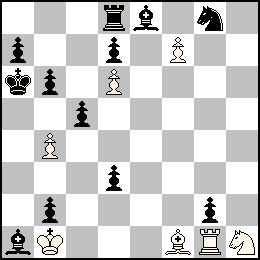 Rb1 Pb4 Pd6 Pf7 Tg1 Ff1 Ch1 + Ra6 Pa7 Pb6 Pb2 Pc5 Pd7 Pd3 Pg2 Td8 Fa1 Fe8 Cg8